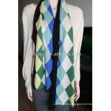 мужской вязаный шарф кашемира